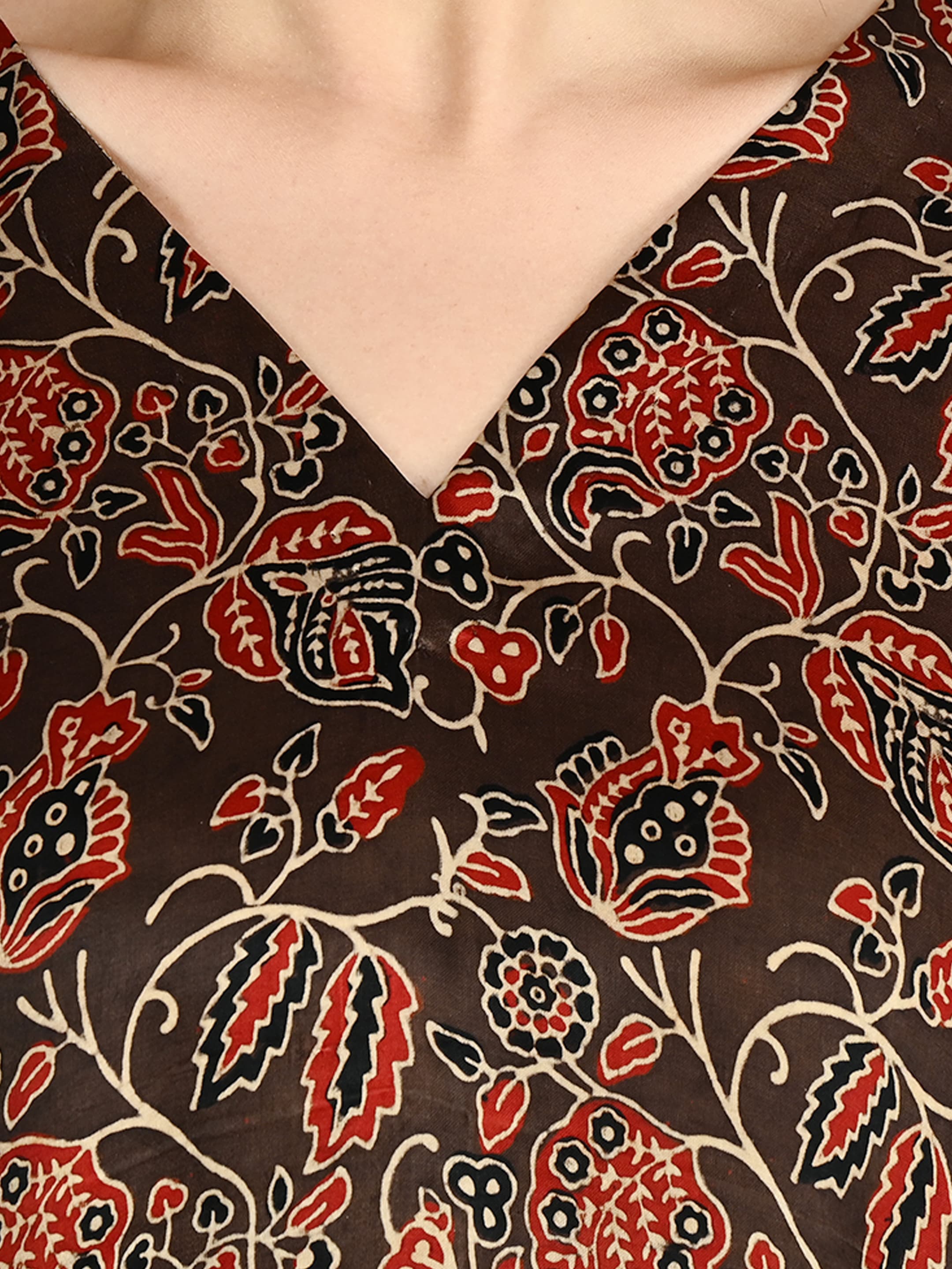 Black Ajrakh Kaftan 6