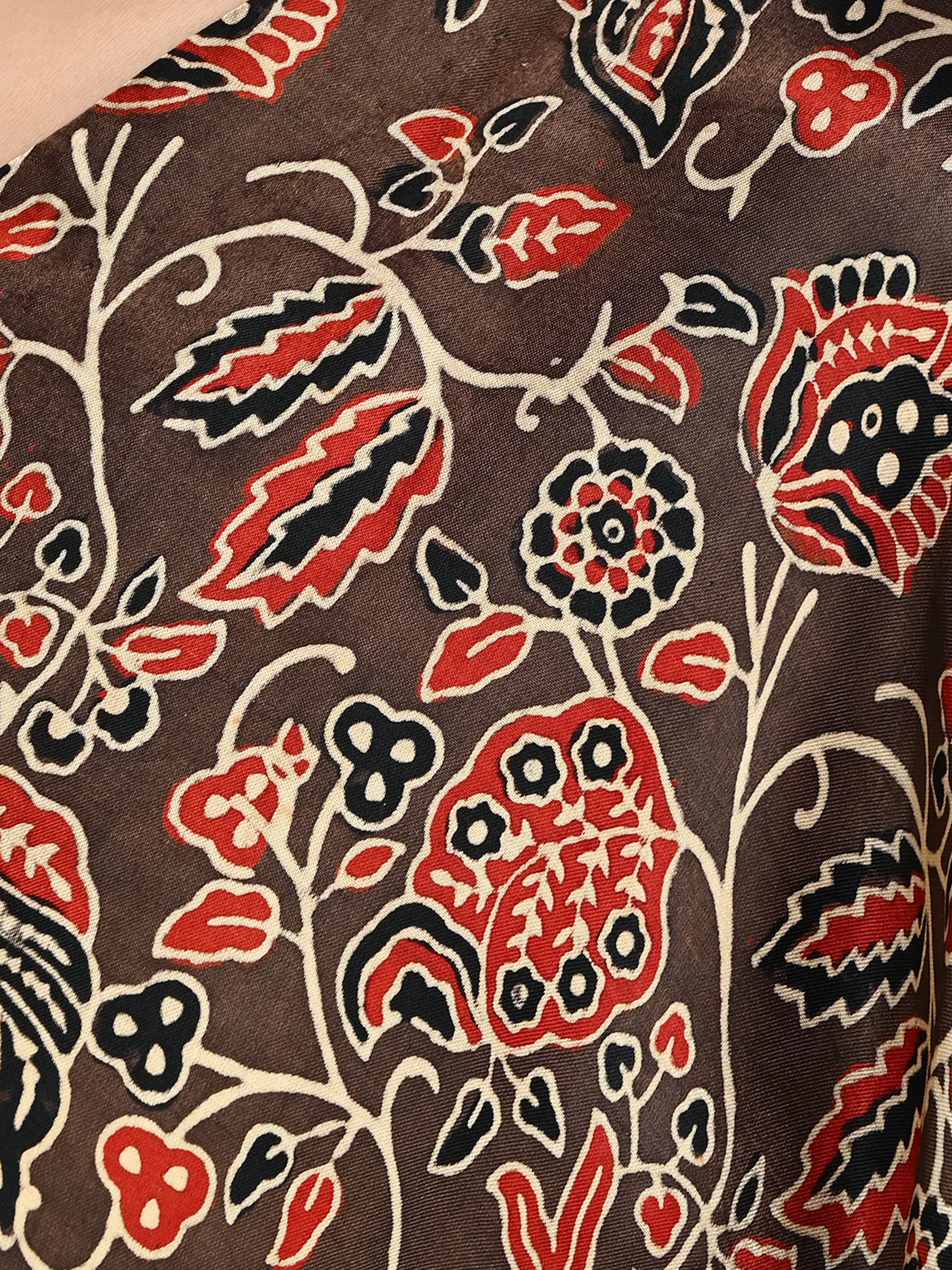 Black Ajrakh Kaftan 7