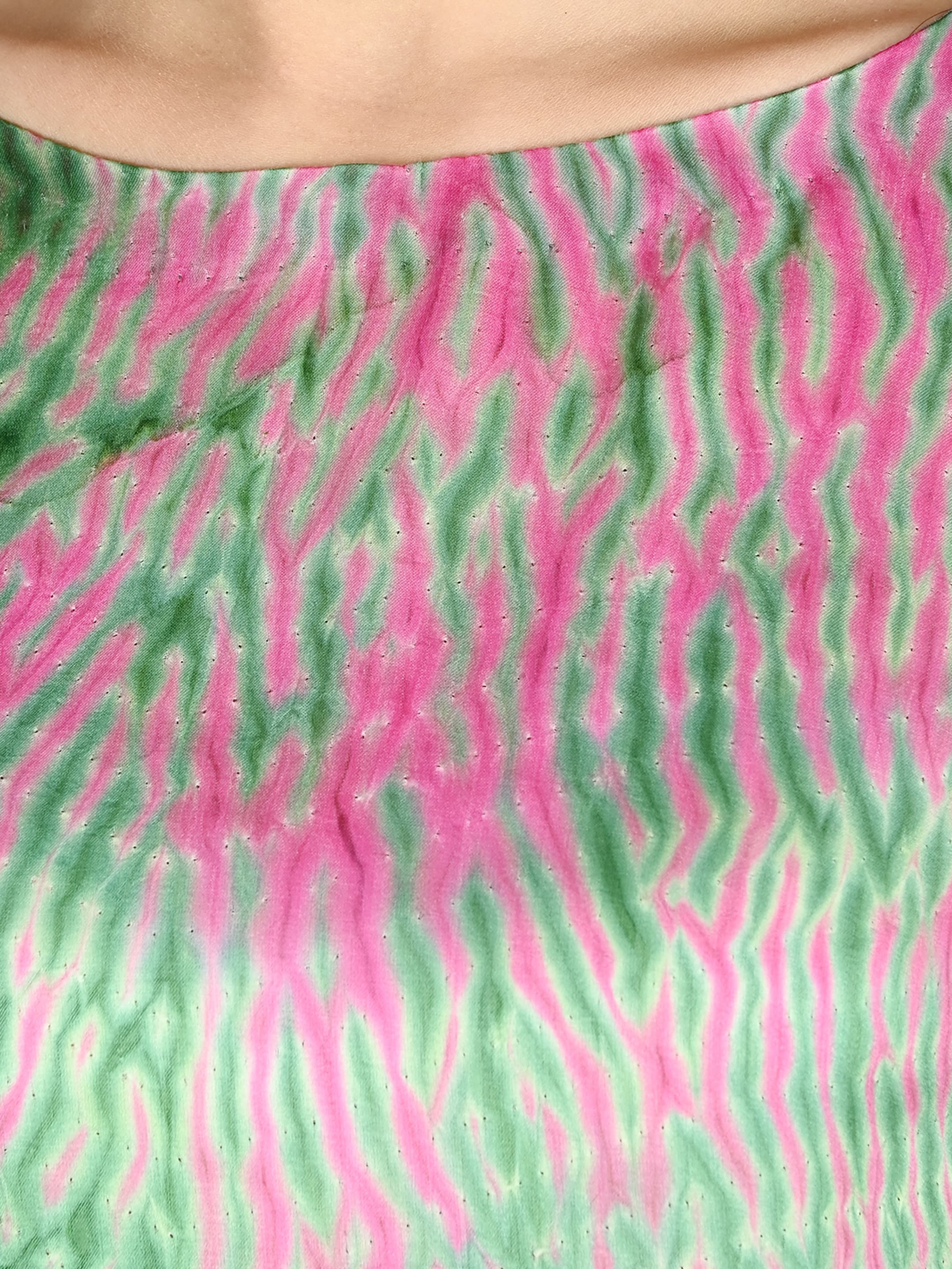 Emerald & Rose Tie-Dye Kaftan 5