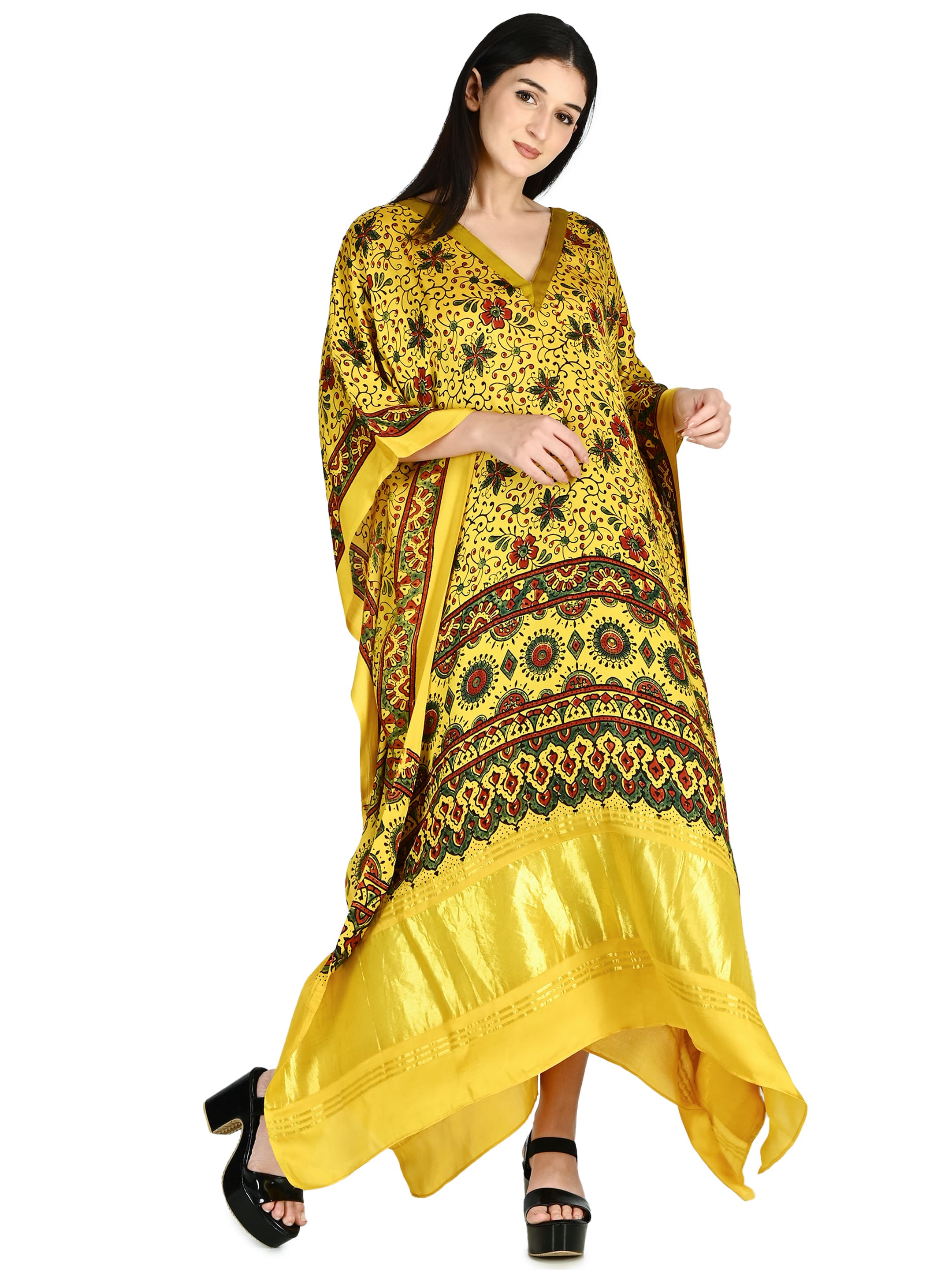 Sunshine Kalamkari Kaftan 3