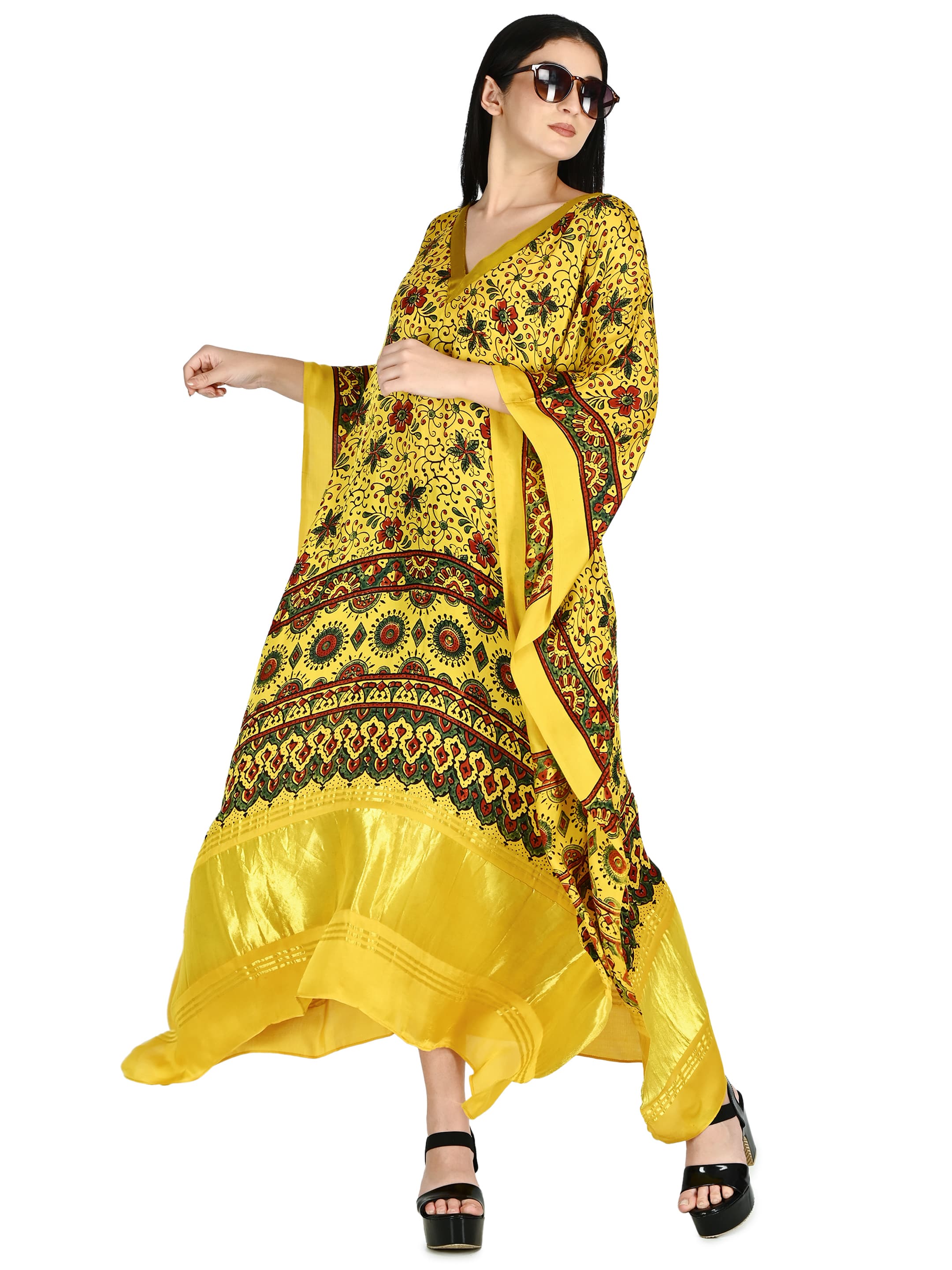 Sunshine Kalamkari Kaftan 5