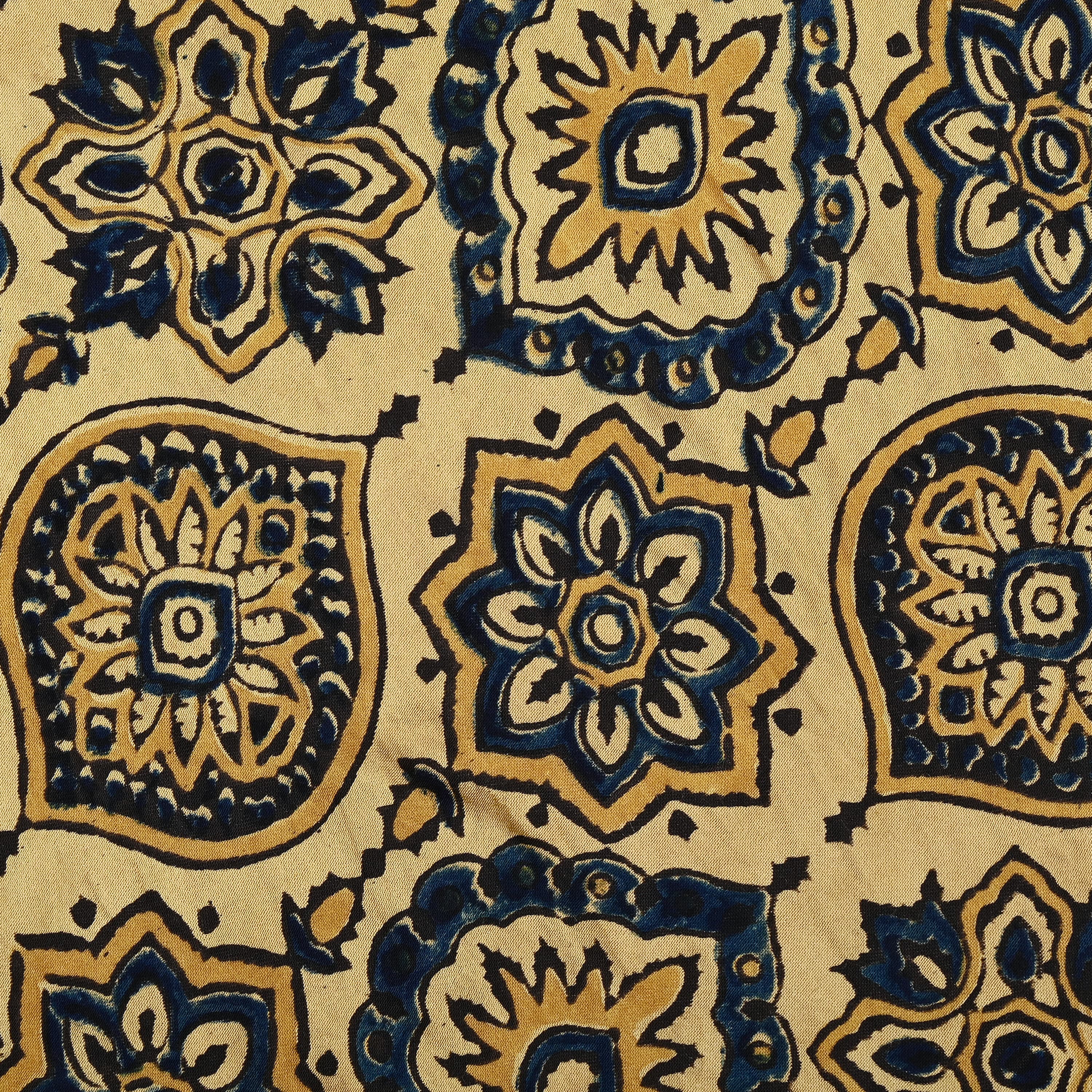 Ajrakh Pocket Scarf — Amber 5