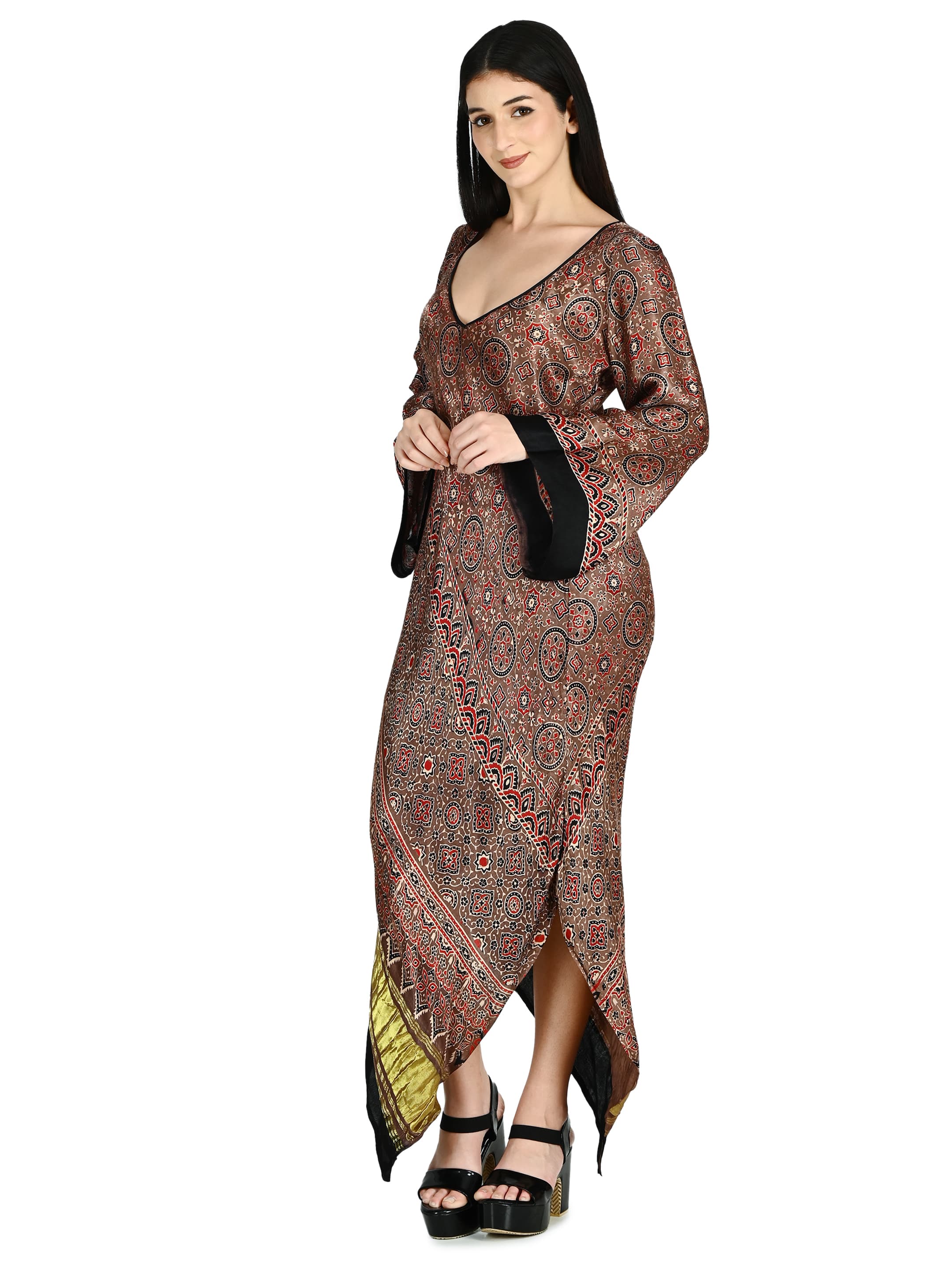 Ajrakh Asymmetric Tunic 2