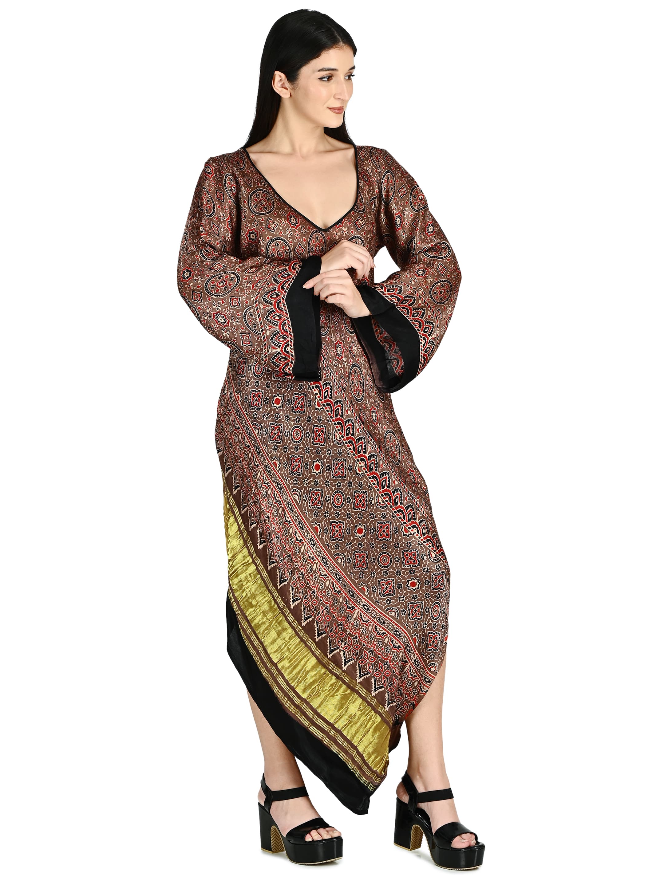 Ajrakh Asymmetric Tunic 3