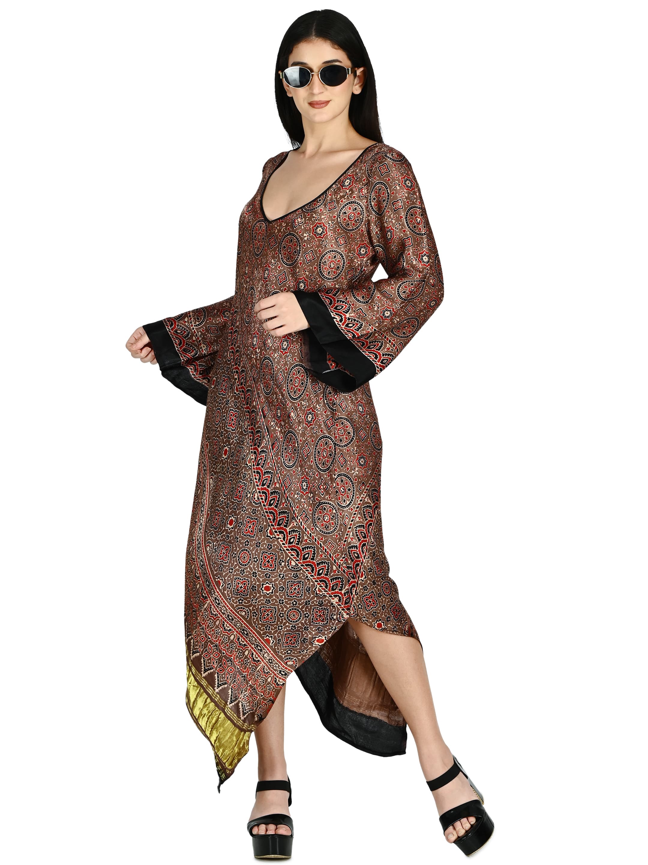 Ajrakh Asymmetric Tunic 7