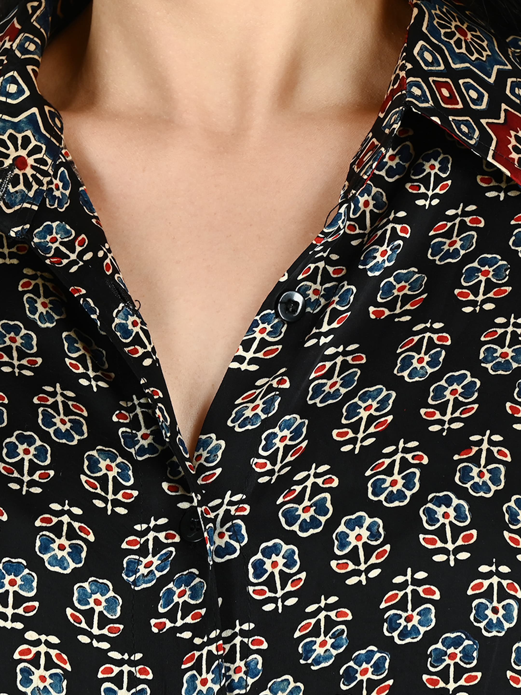 Black Ajrakh Shirt Tunic 4